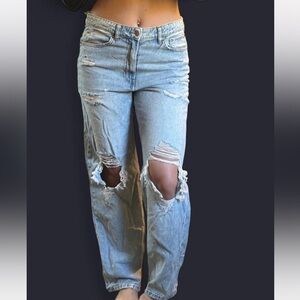 Brand new H&M distressed jeans
